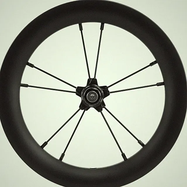 12ER Bike Wheels Children Carbon Kids Bicycle Wheelset 74mm/84mm/94mm Depth