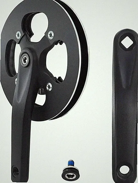 Bike Crankset 42T Chainring with170mm Crank Arm for City Bike Folding Bicycle